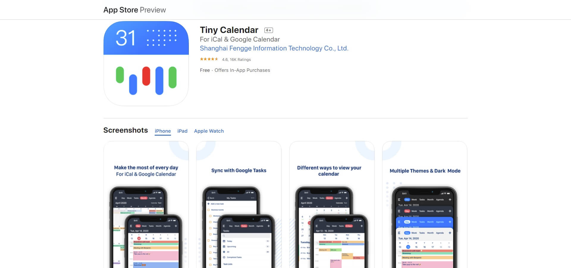tiny google calendar for mac download